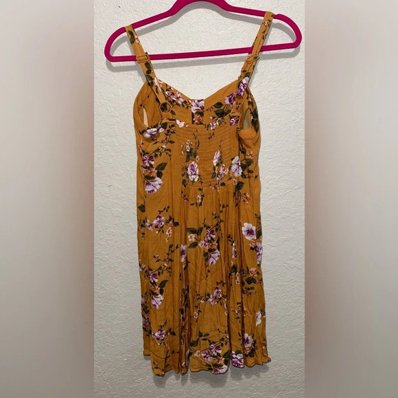 American Eagle Floral Button Up Mini Dress - Picture 7 of 10